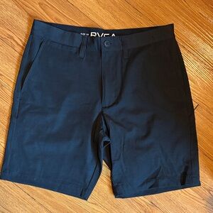 RVCA Men's Black Hybrid Stretch Shorts